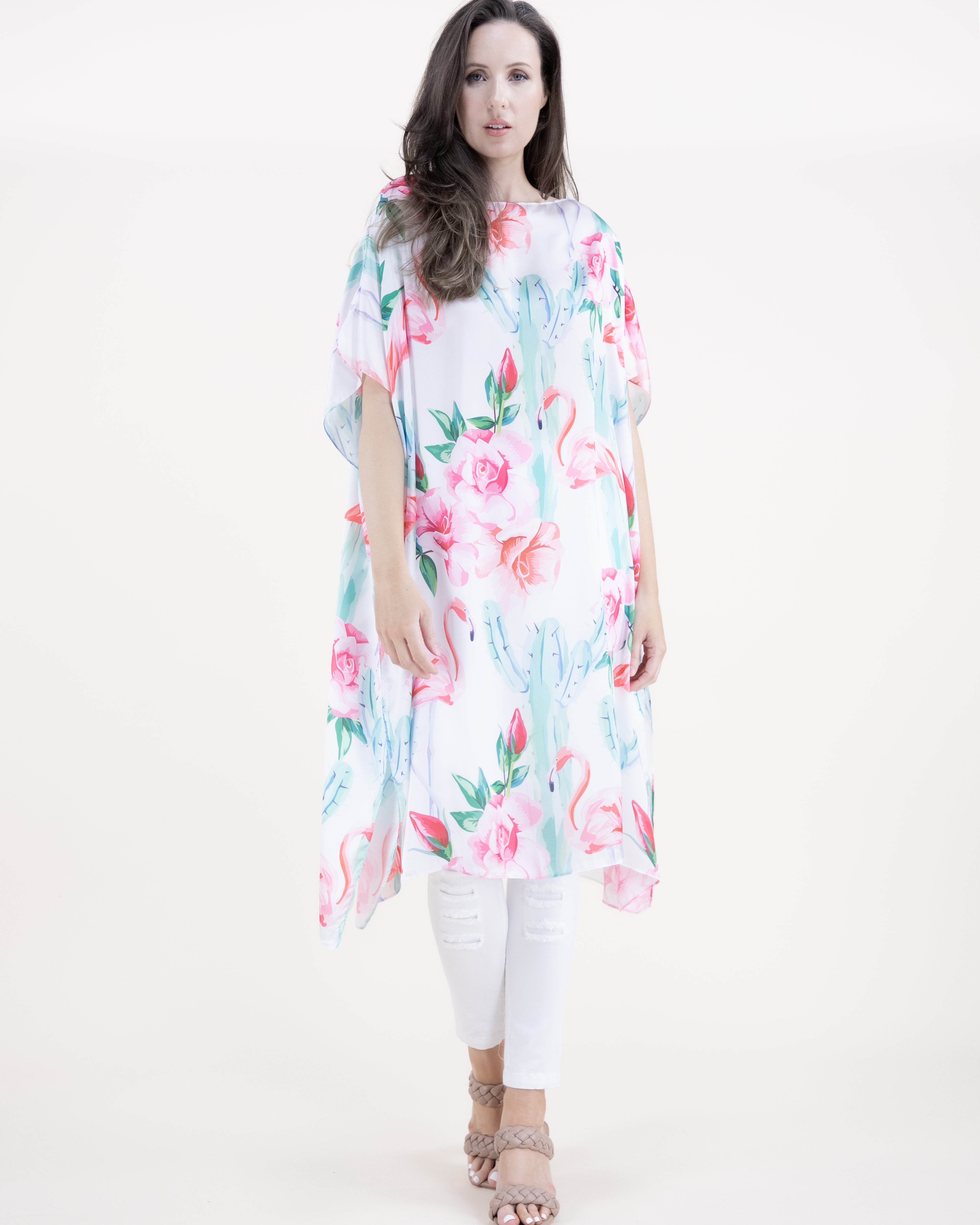 Paradiso Kaftan - Pink Flamingo