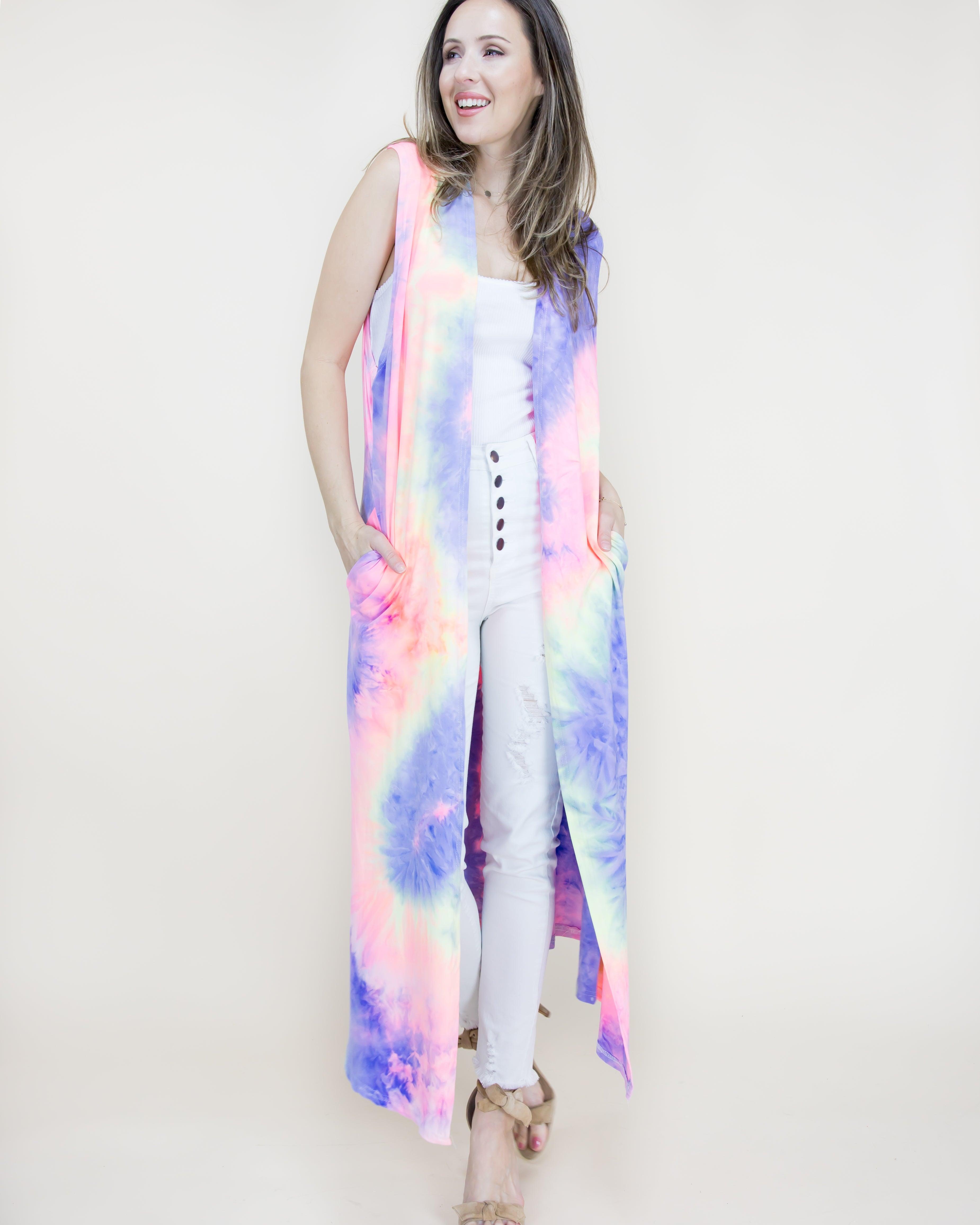 Sabai Tie Dye Wrap Vest