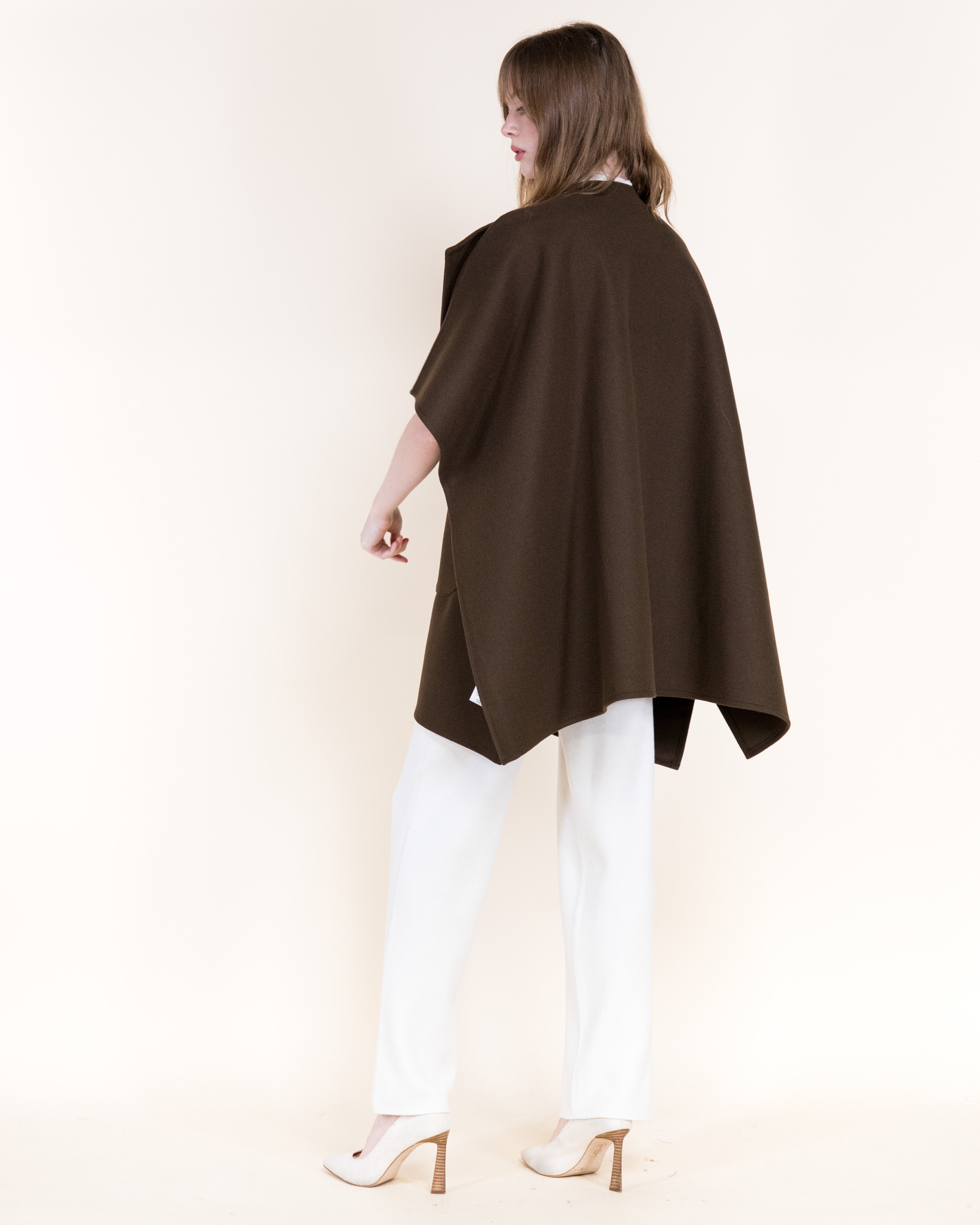 Wide Lapel Cocoon Coat - BEIGE (OS) (Pack of 6)