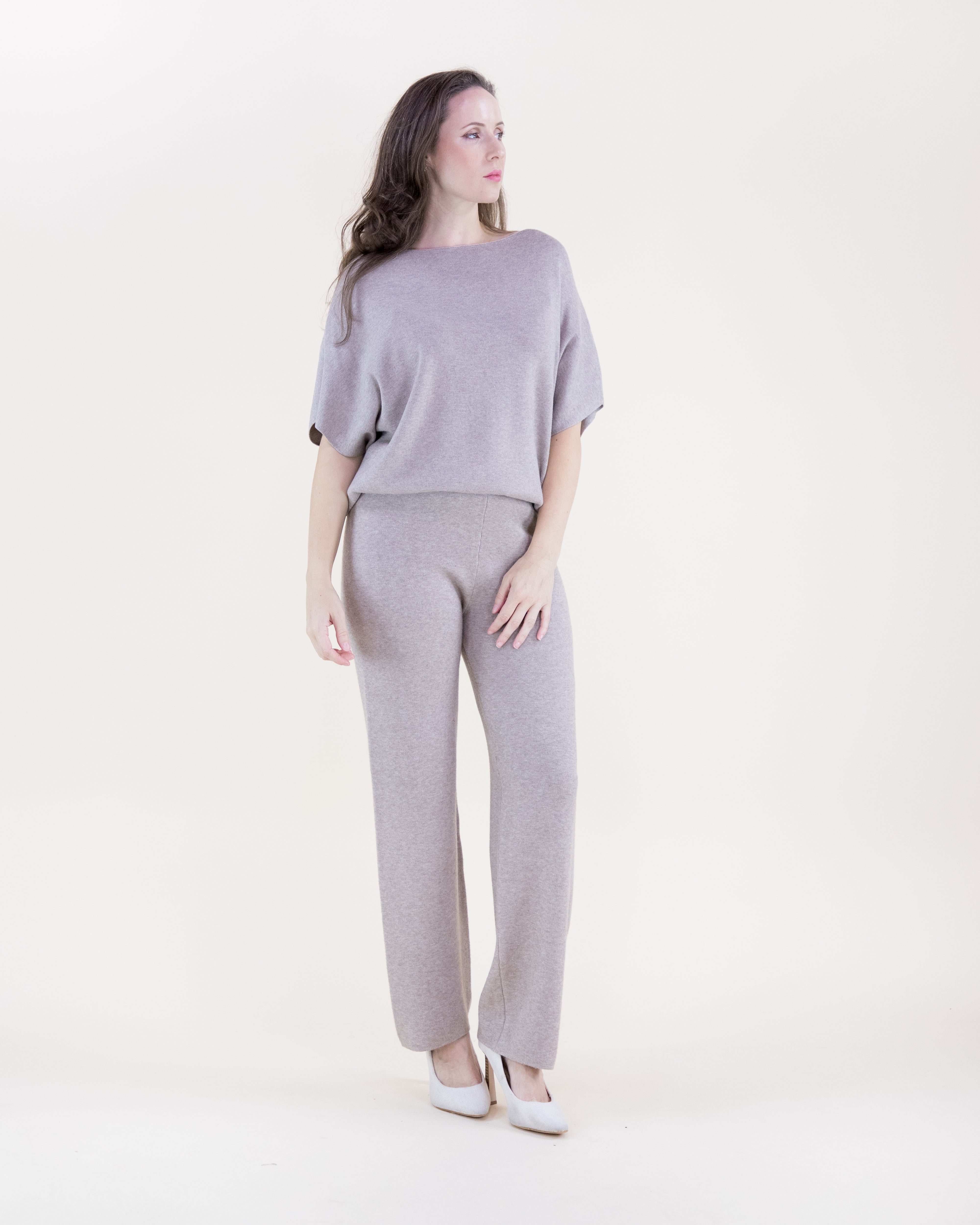 Classy Boat Neck Bat Wing Top - BLACK (S/M, L/XL) (Pack of 6)