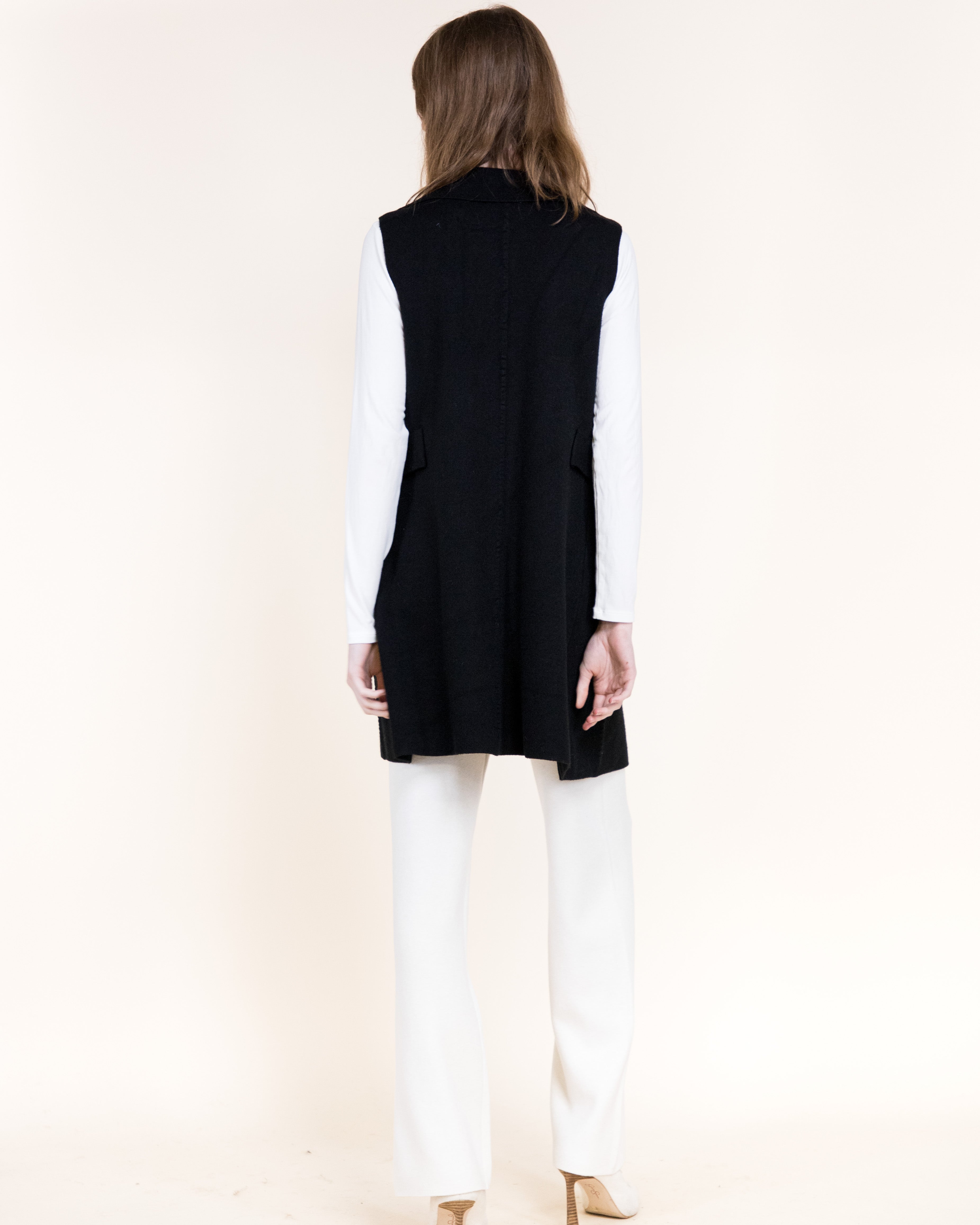 Tribeca Minimal Layering Side Tabs Knit Vest-KHAKI (S/M, L/XL) (Pack of 6)