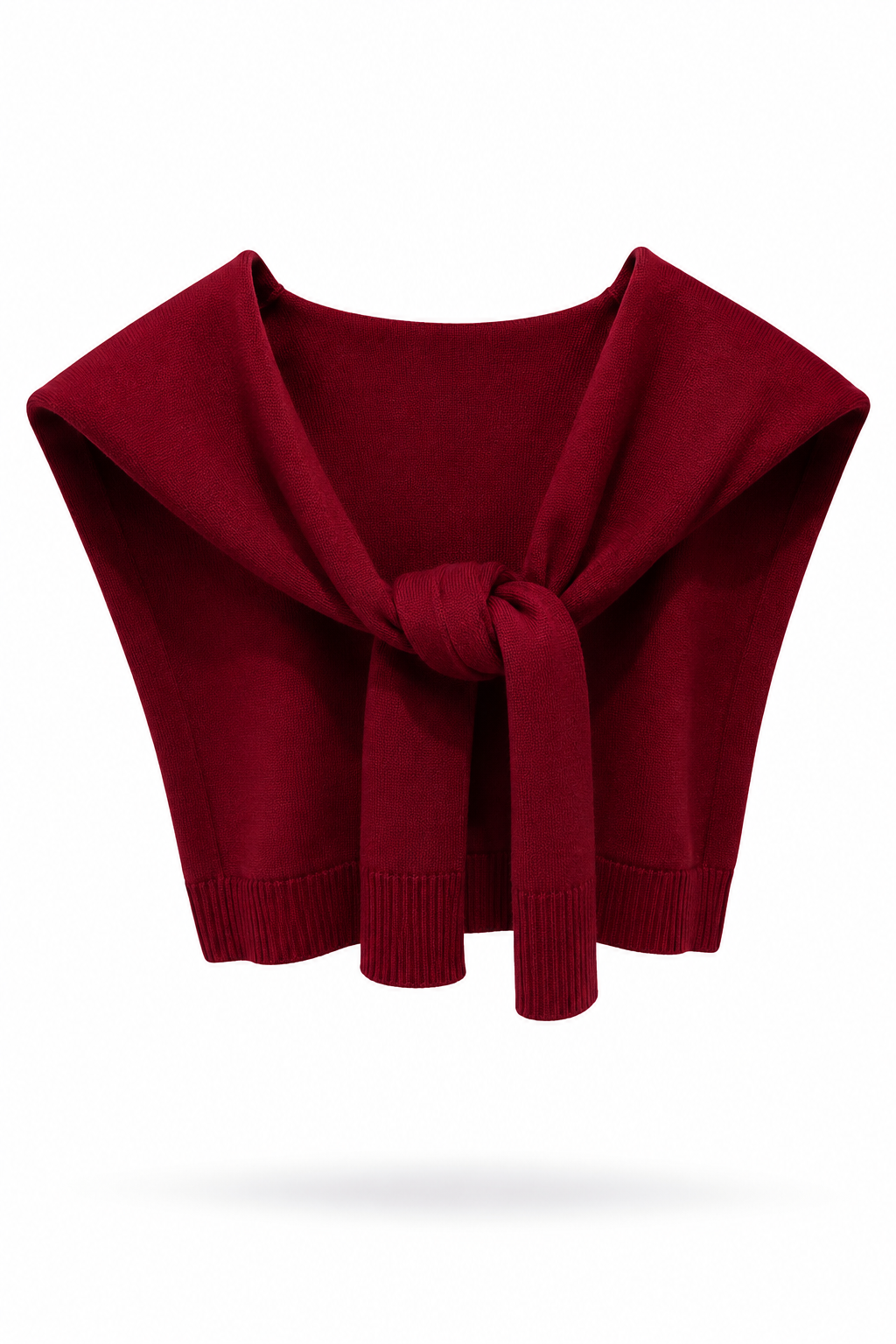 Solid Preppy Mock Sweater Wrap - OLIVE (OS) (Pack of 6)