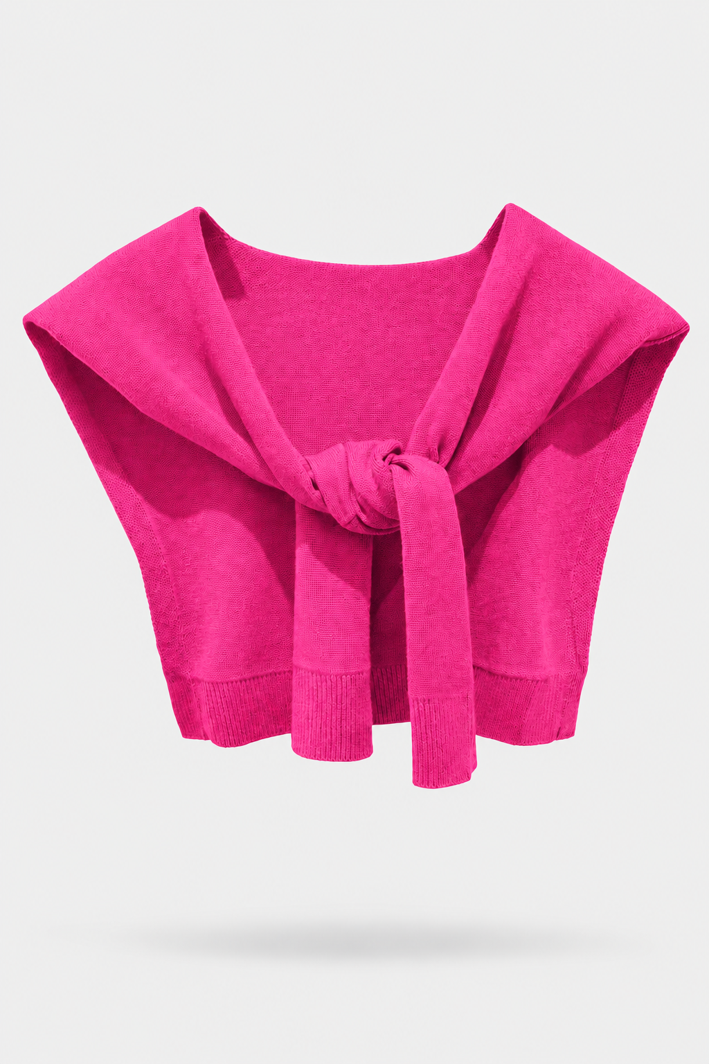 Solid Preppy Mock Sweater Wrap - OLIVE (OS) (Pack of 6)