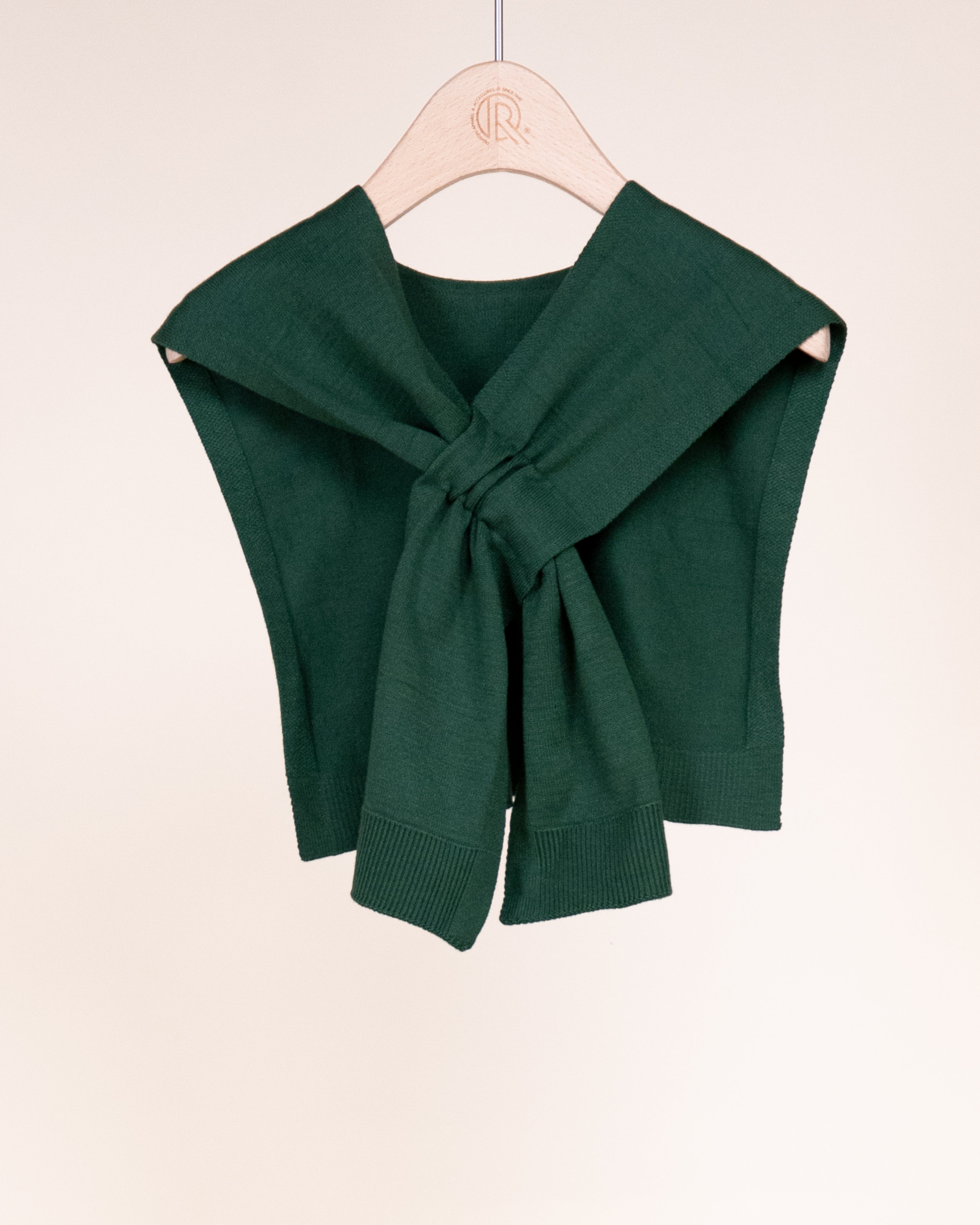 Solid Preppy Mock Sweater Wrap - OLIVE (OS) (Pack of 6)