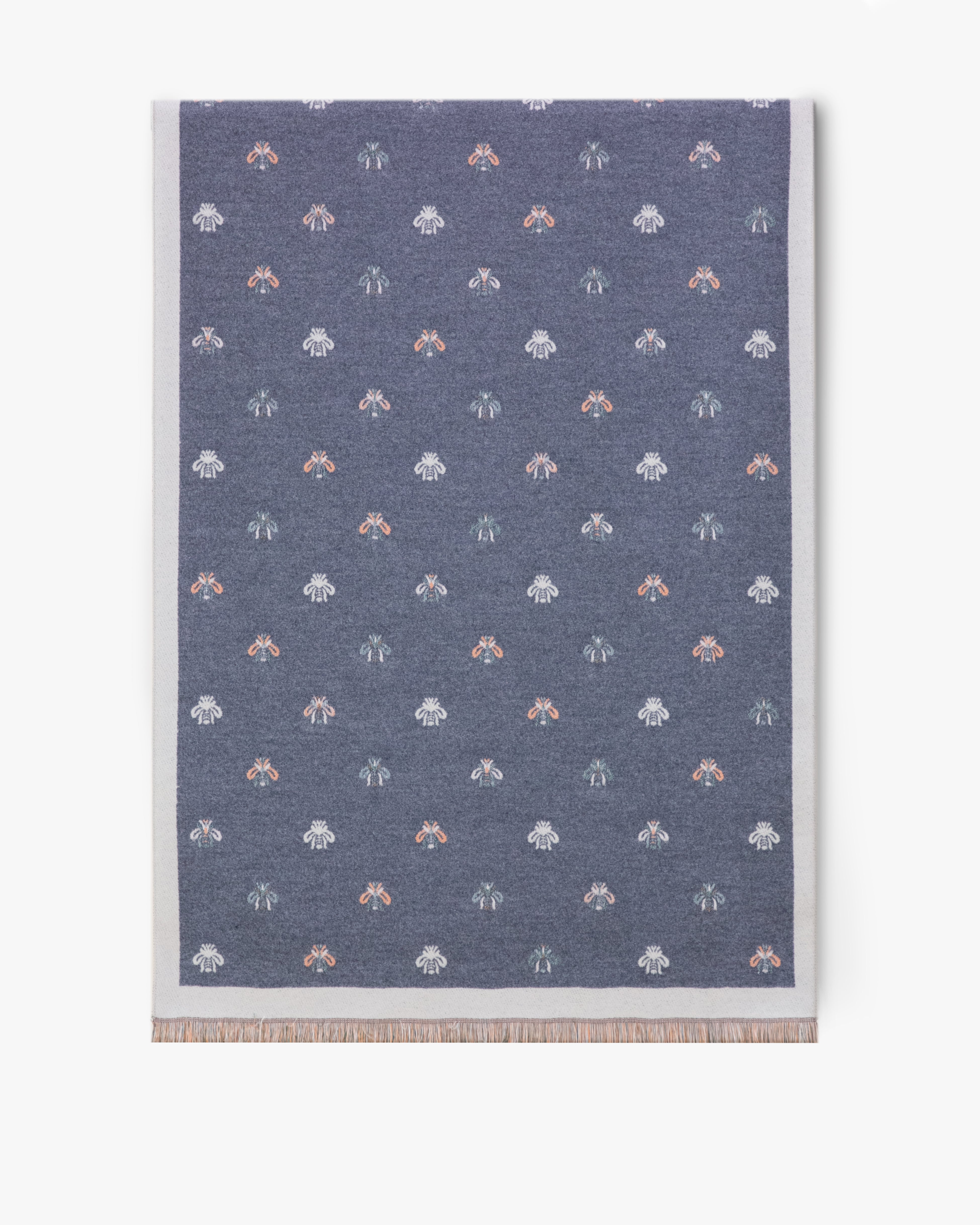 Bumble Bee Solid Border Scarf - YELLOW (Pack of 6)