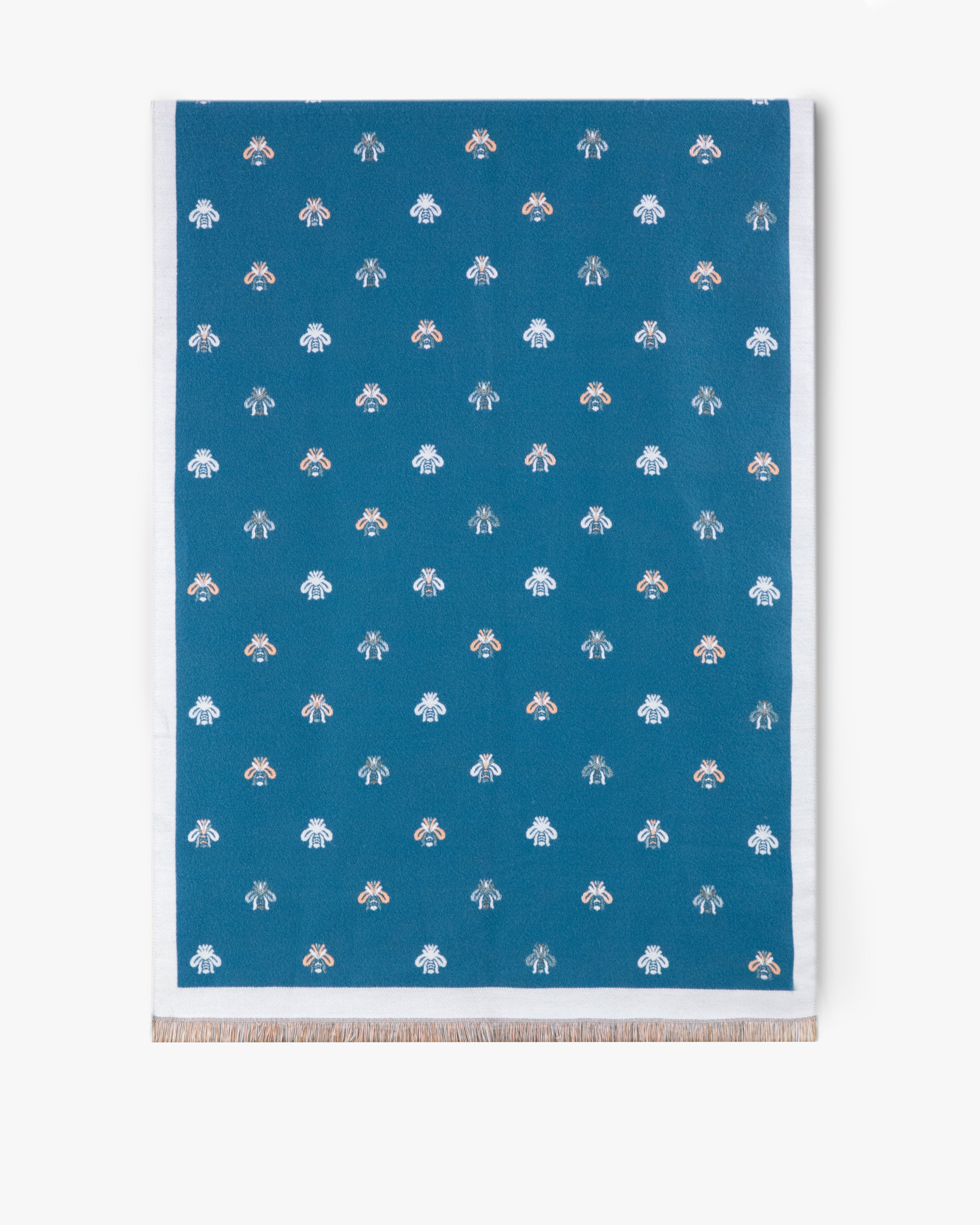 Bumble Bee Solid Border Scarf - YELLOW (Pack of 6)