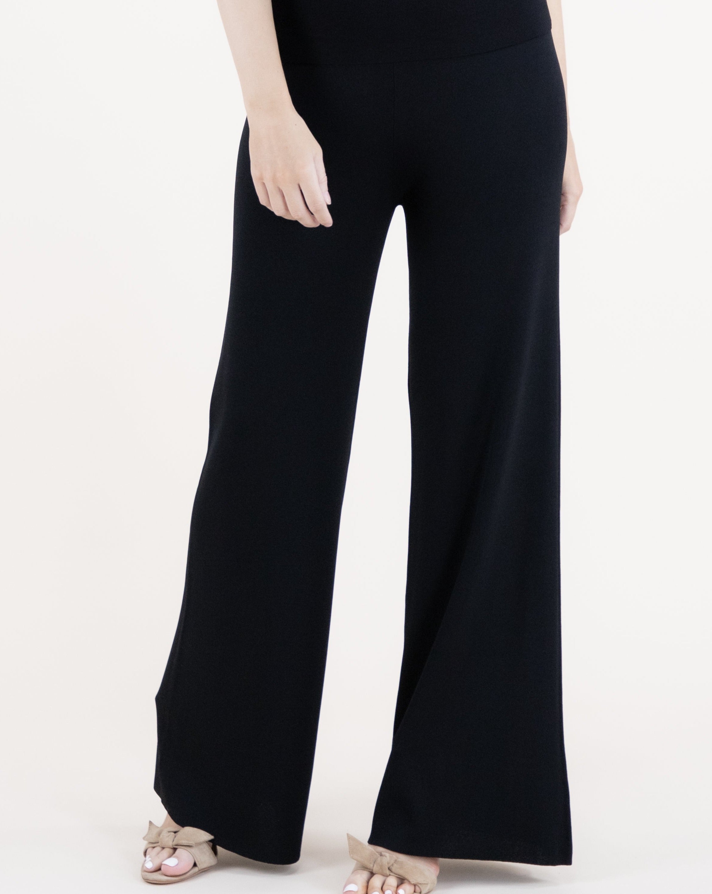 Neutral Wide Leg Thin Knit Pants - KHAKI (S/M, L/XL) (Pack of 6)