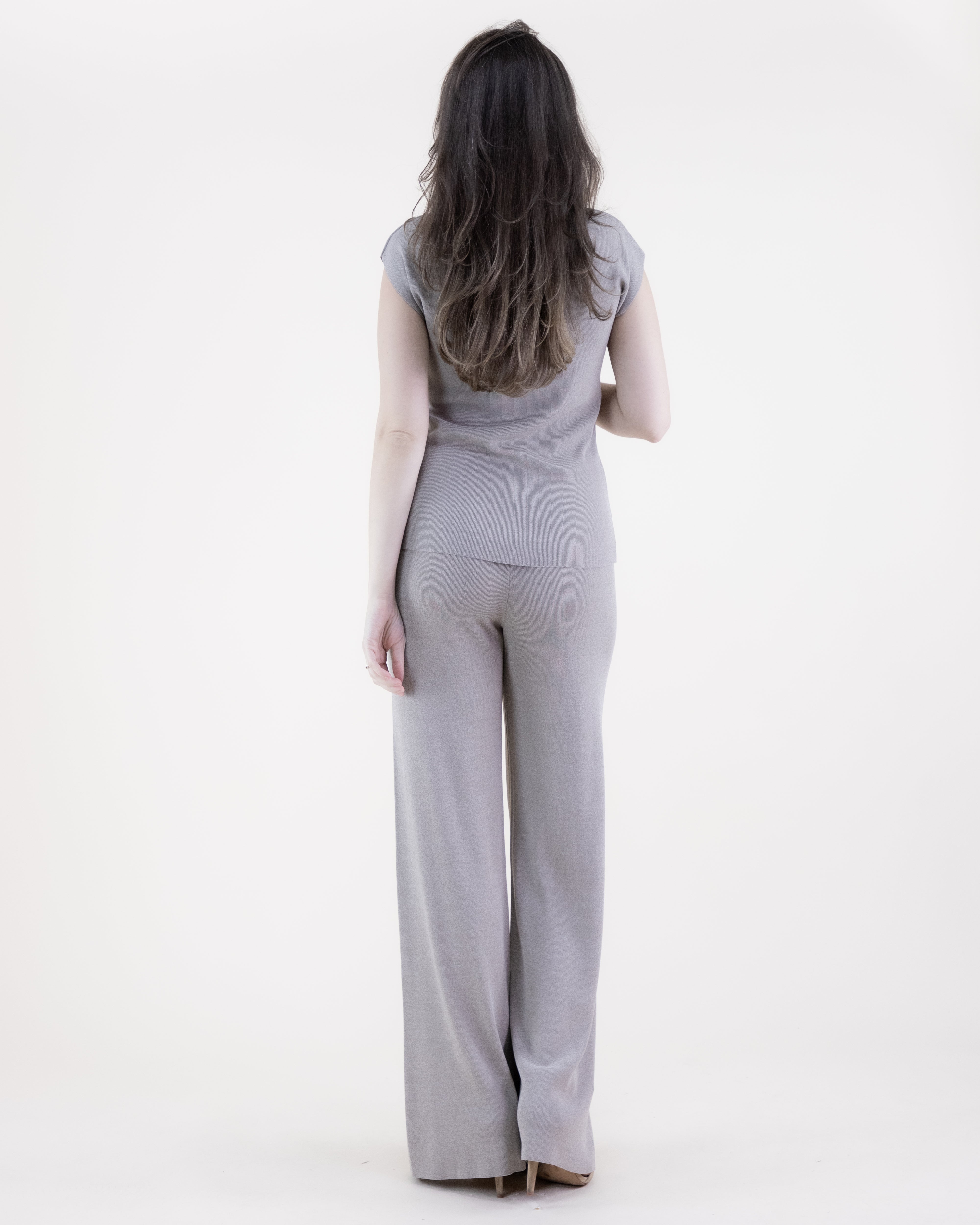 Neutral Wide Leg Thin Knit Pants - KHAKI (S/M, L/XL) (Pack of 6)