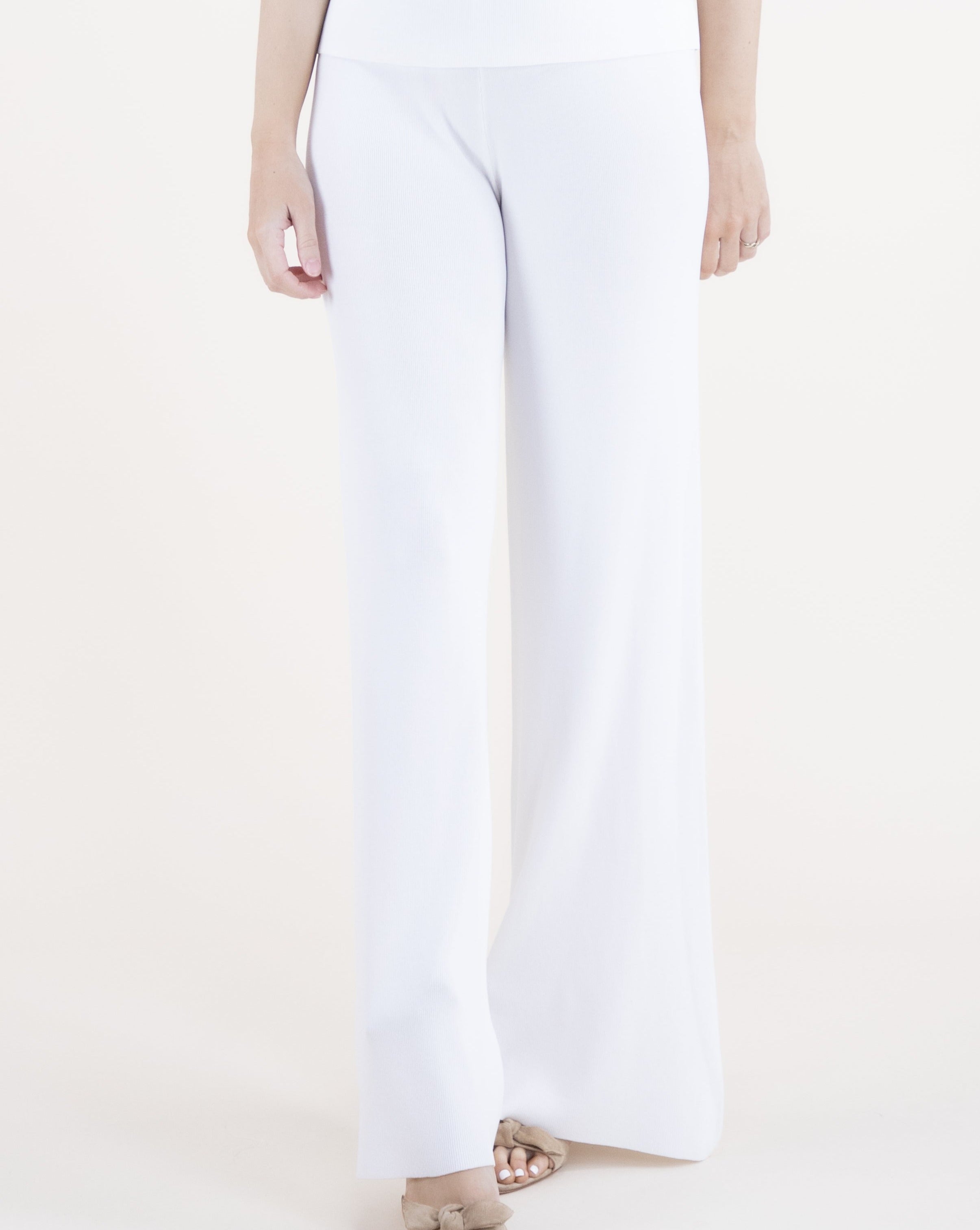 Neutral Wide Leg Thin Knit Pants - KHAKI (S/M, L/XL) (Pack of 6)