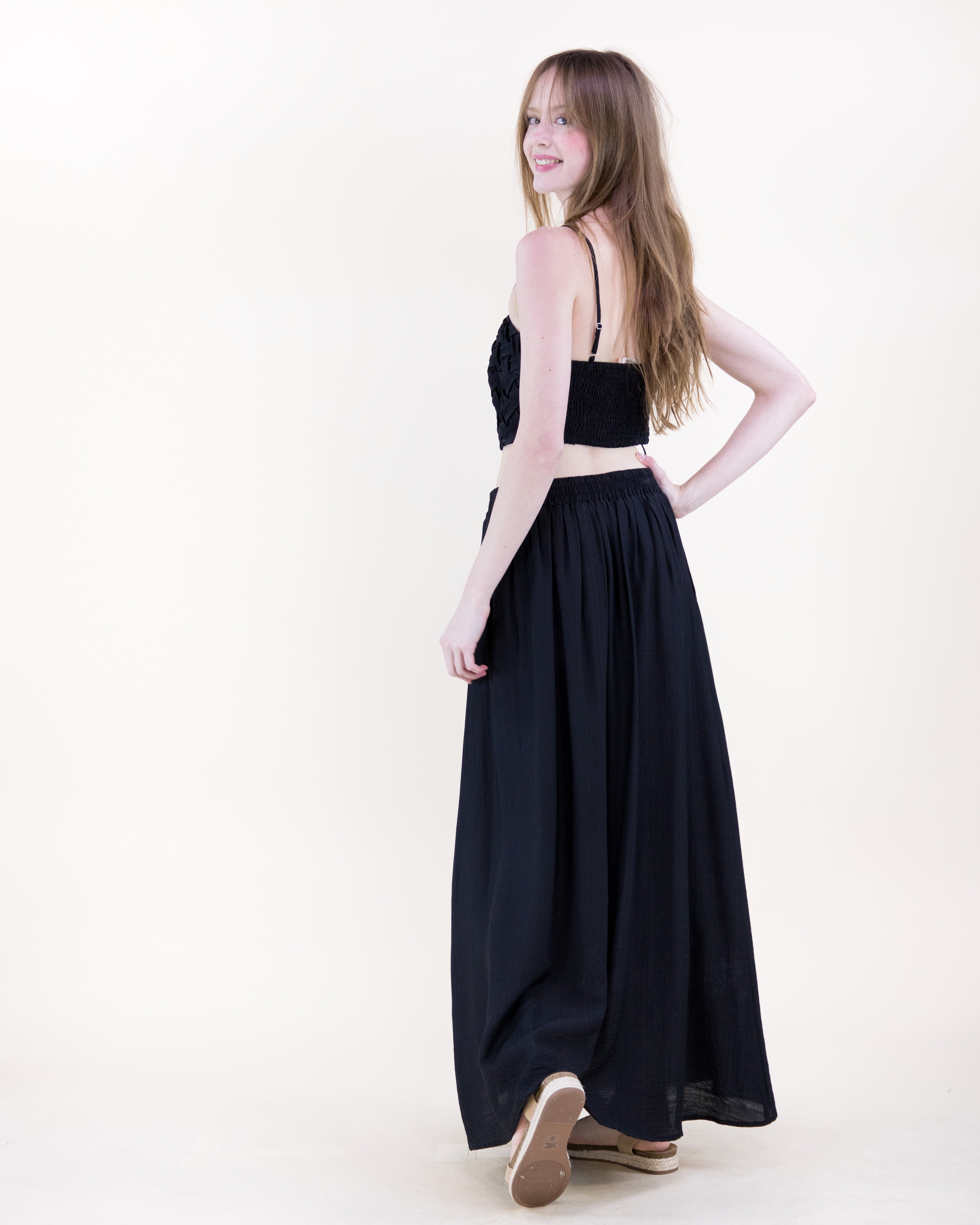 Artisanal Lattice Maxi Skirt - RED (S/M, L/XL) (Pack of 6)