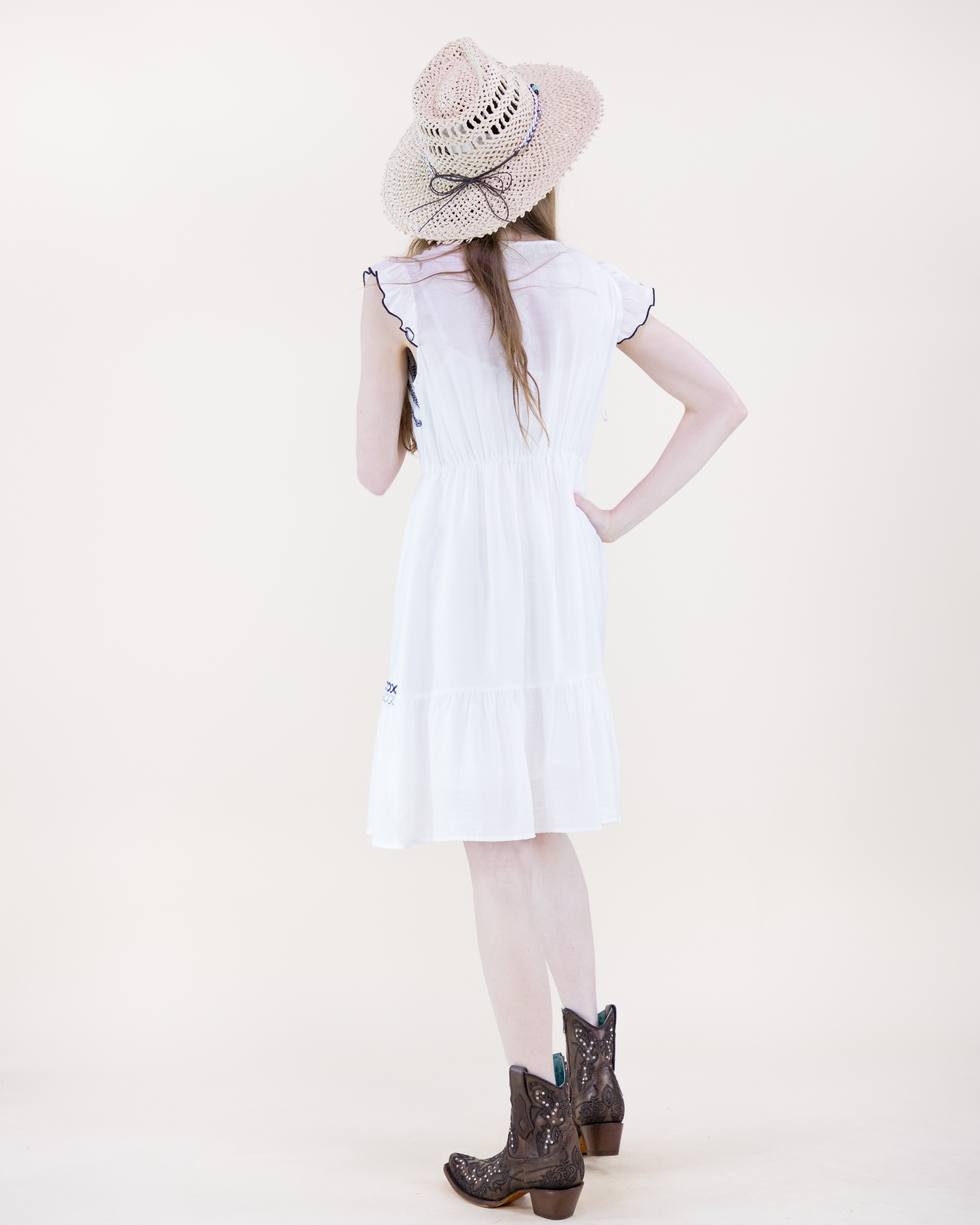 Turquoise Gem Band Teardrop Hat - CAMEL (Pack of 6)