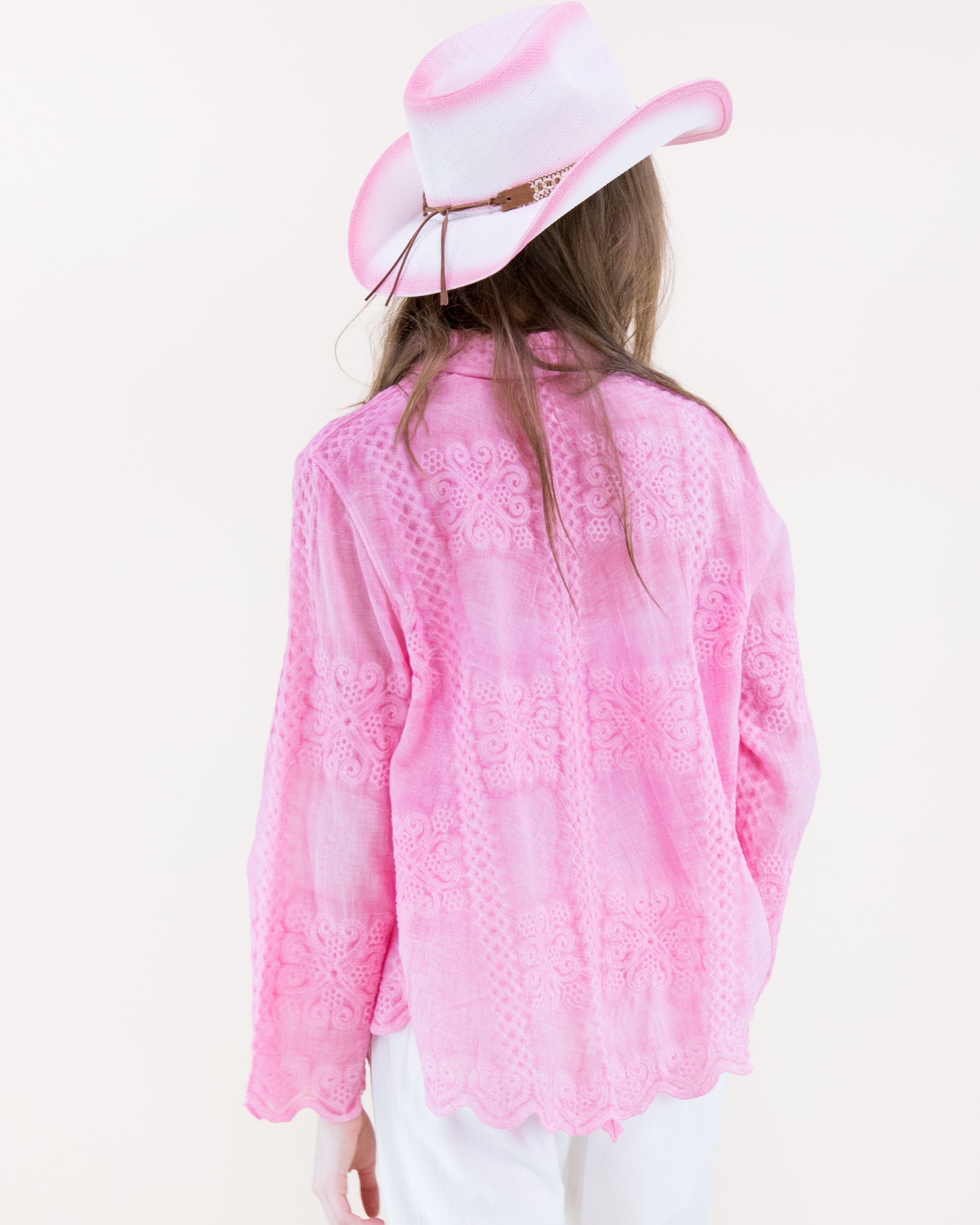 Turquoise Mix Band Ombre Cowgirl Hat - CAMEL (Pack of 6)